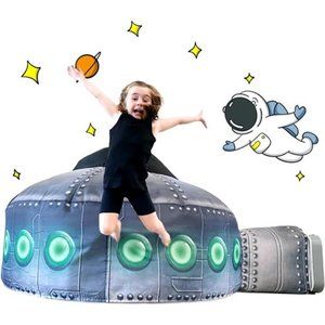 The Original Patented AirFort - Inflatable Fort for Kids, Play Tent (UFO)